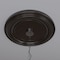 Ekena Millwork Traditional PVC Medallion (Canopies up to 13 1/2"), 22"OD x 3 1/2"ID x 1 1/2"P, Metallic Rustic Mist CMP22TRERU - alternate 9